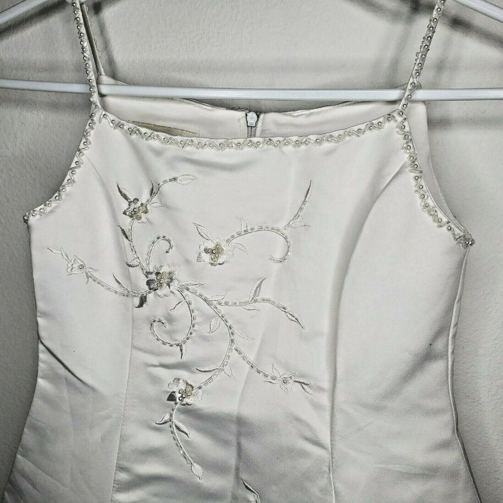 Bridal CINDERELLA Girls Dress White Communion Dres - Picture 3 of 12